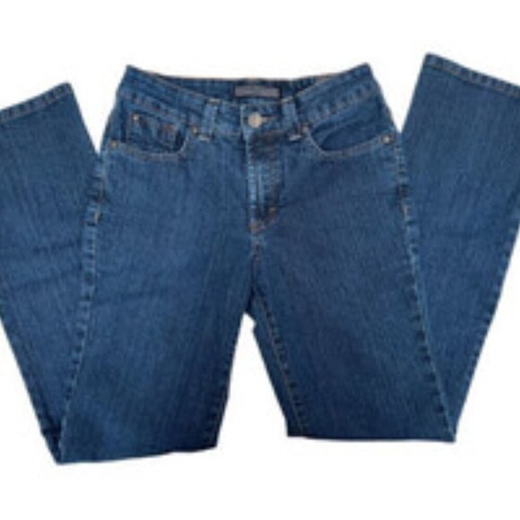 Nine West Jeans Womens Size 2 Broadway Straight Fit Denim Blue - Picture 1 of 8